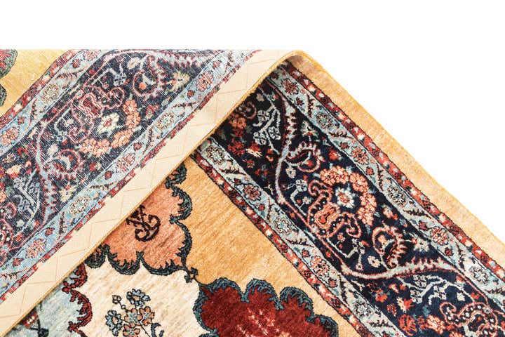 6' 9 x 9' 8 Hand Knotted Luribaft Rug