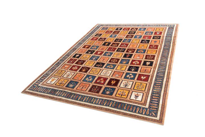 8' 9 x 11' 5 Hand Knotted Luribaft Rug