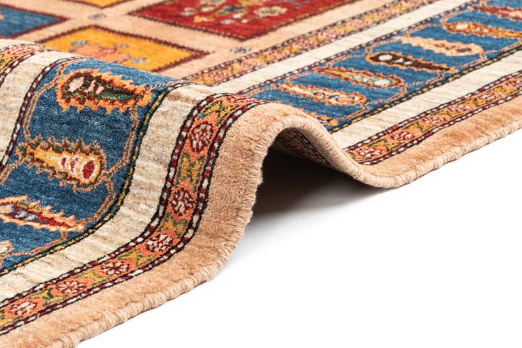 Detail image of 8' 9 x 11' 5 Hand Knotted Luribaft Rug