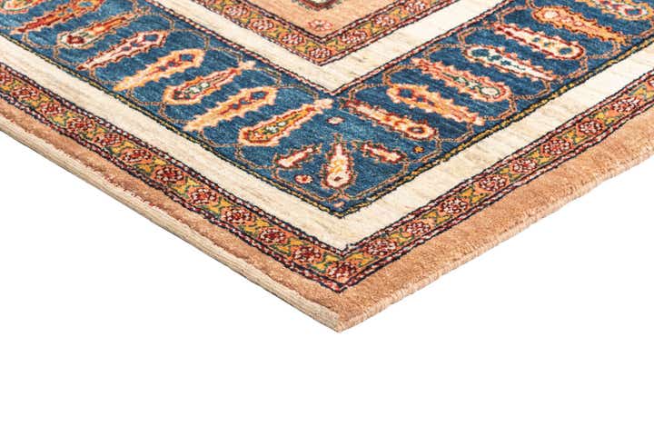 8' 9 x 11' 5 Hand Knotted Luribaft Rug