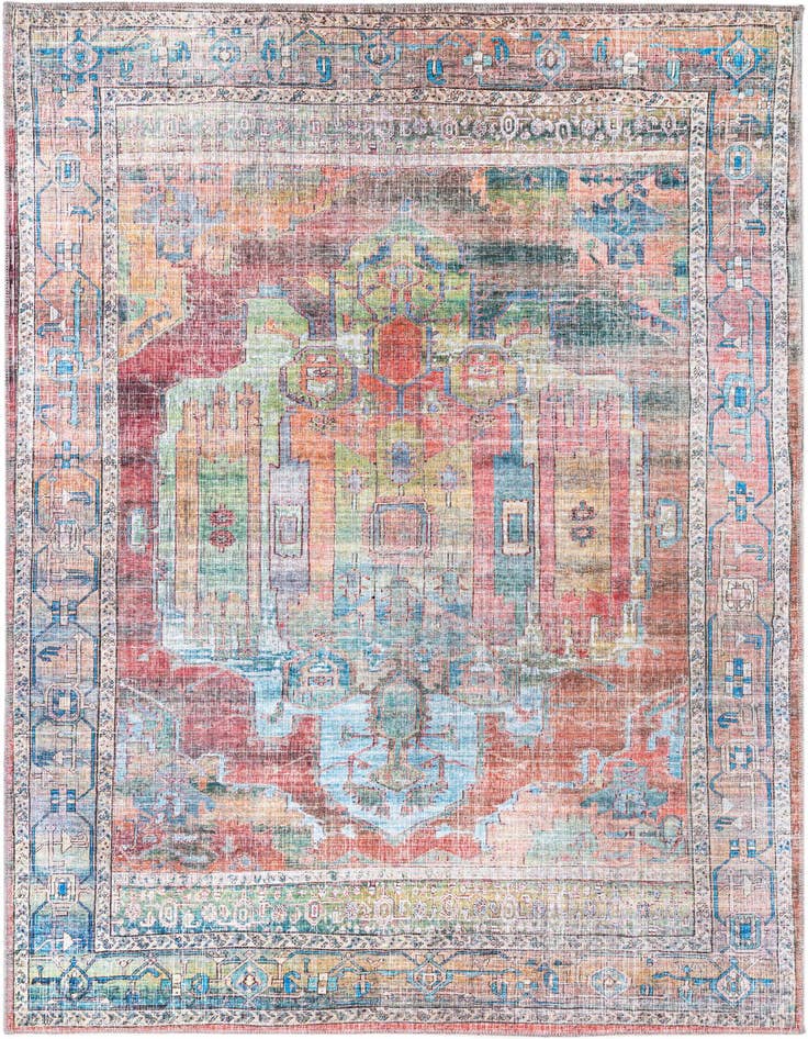 Detail image of 6' x 9' Washable Maahru Rug