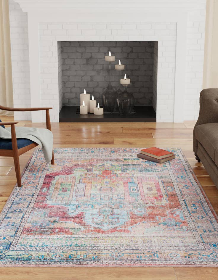 Detail image of 5' 3 x 7' Maahru Rug