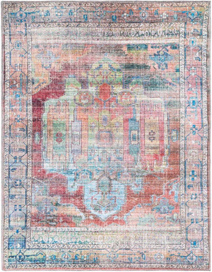 Detail image of 4' x 6' Washable Maahru Rug