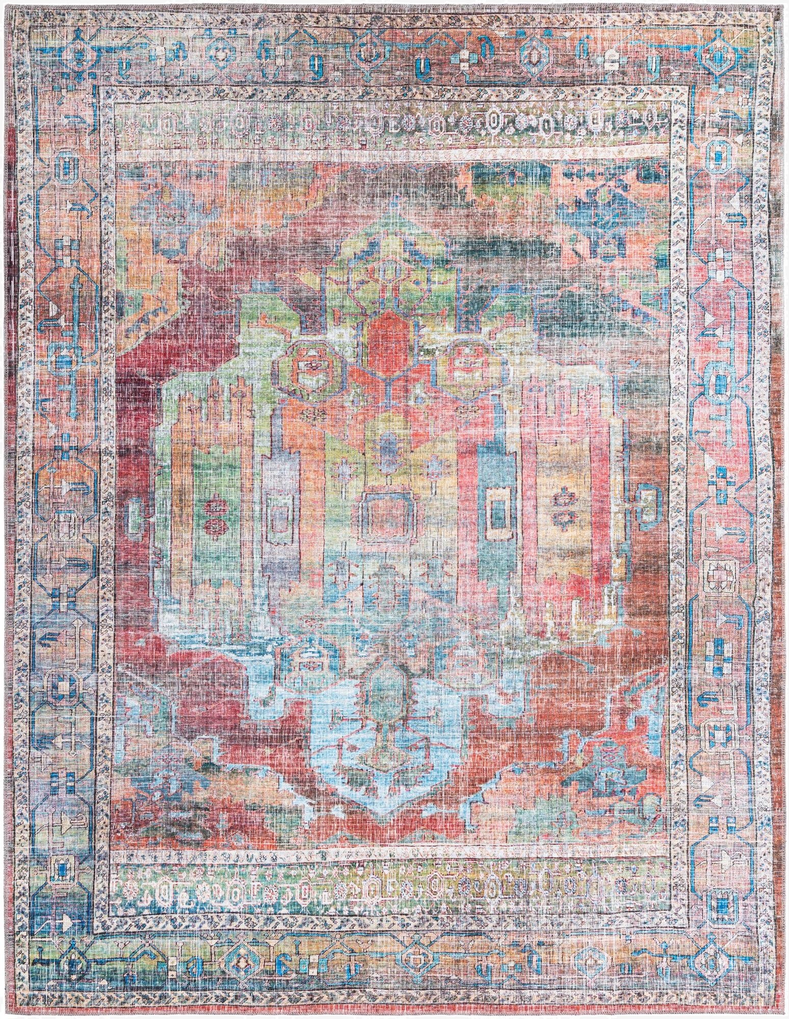 Primary image  7' 10 x 10'  Washable Maahru Rug