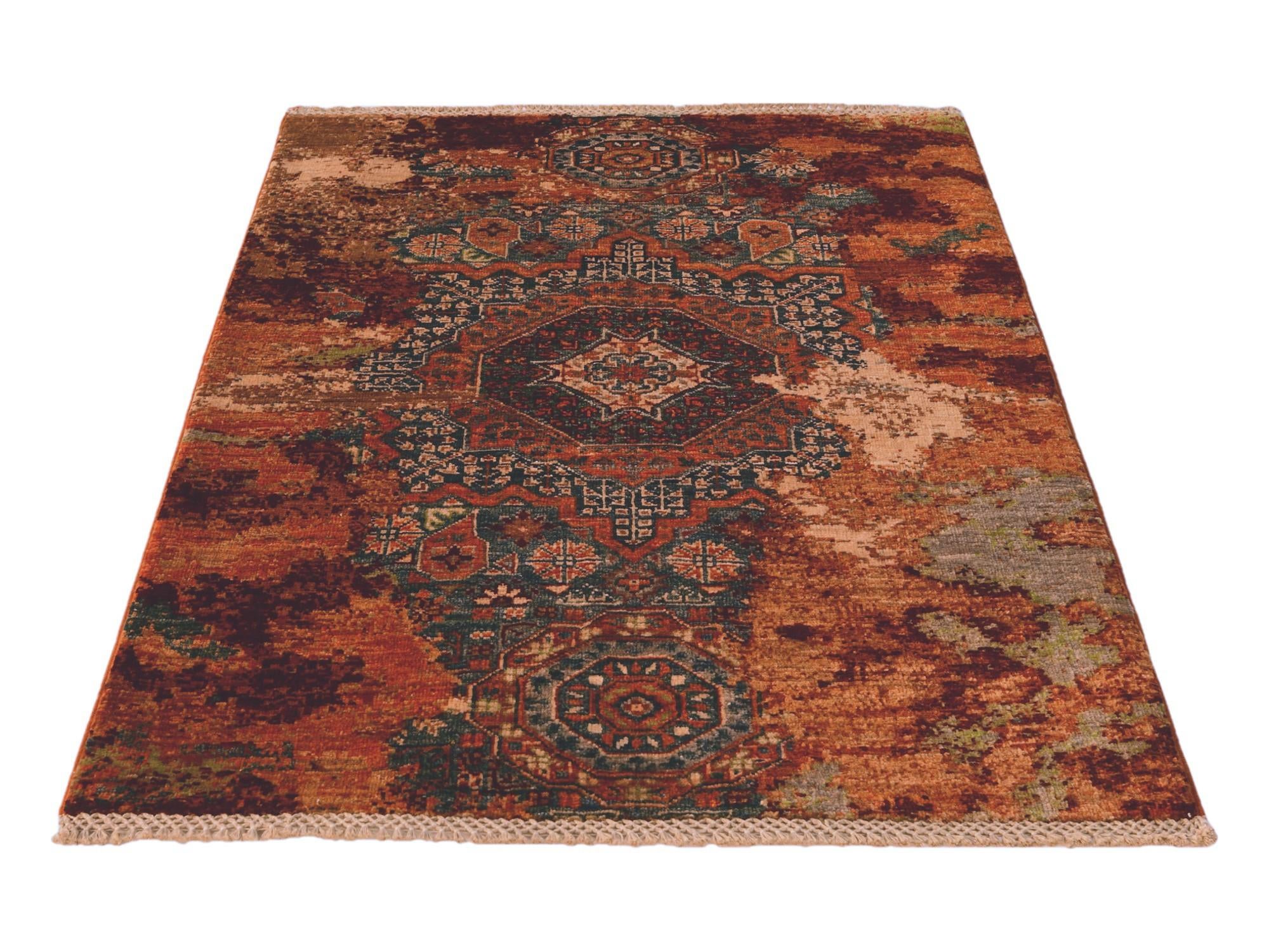 2' 10 x 4' Hand Knotted Mamluk Ziegler Rug