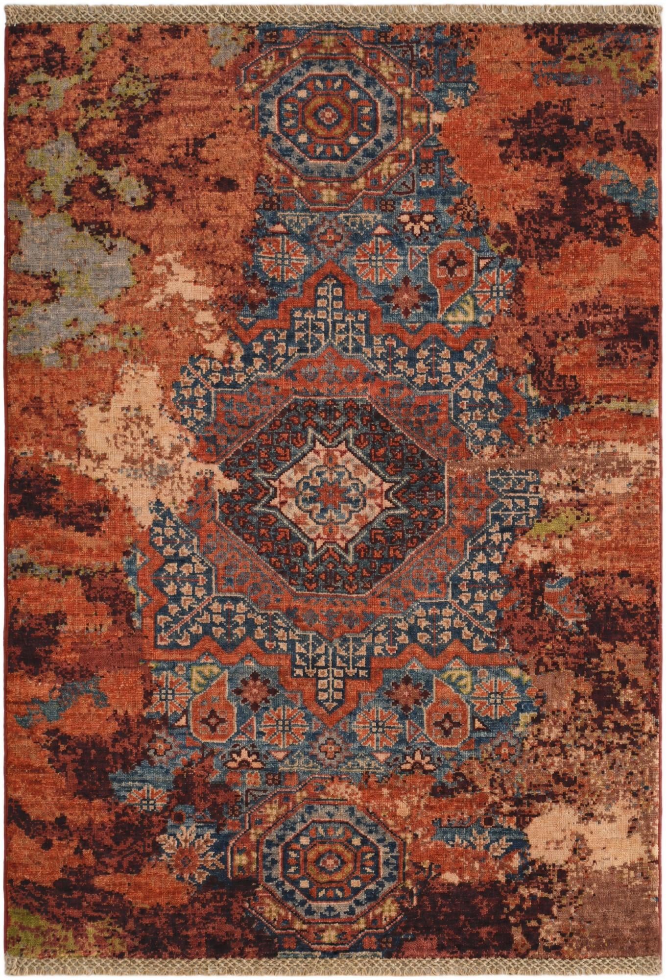2' 10 x 4' Hand Knotted Mamluk Ziegler Rug