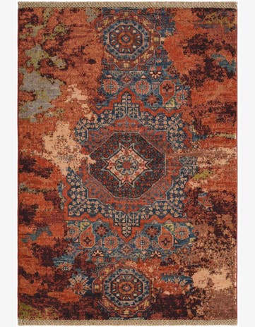 2' 10 x 4' Hand Knotted Mamluk Ziegler Rug
