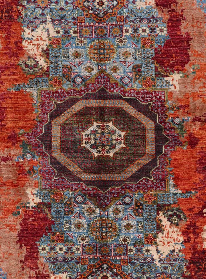 6' x 8' 2 Hand Knotted Mamluk Ziegler Rug