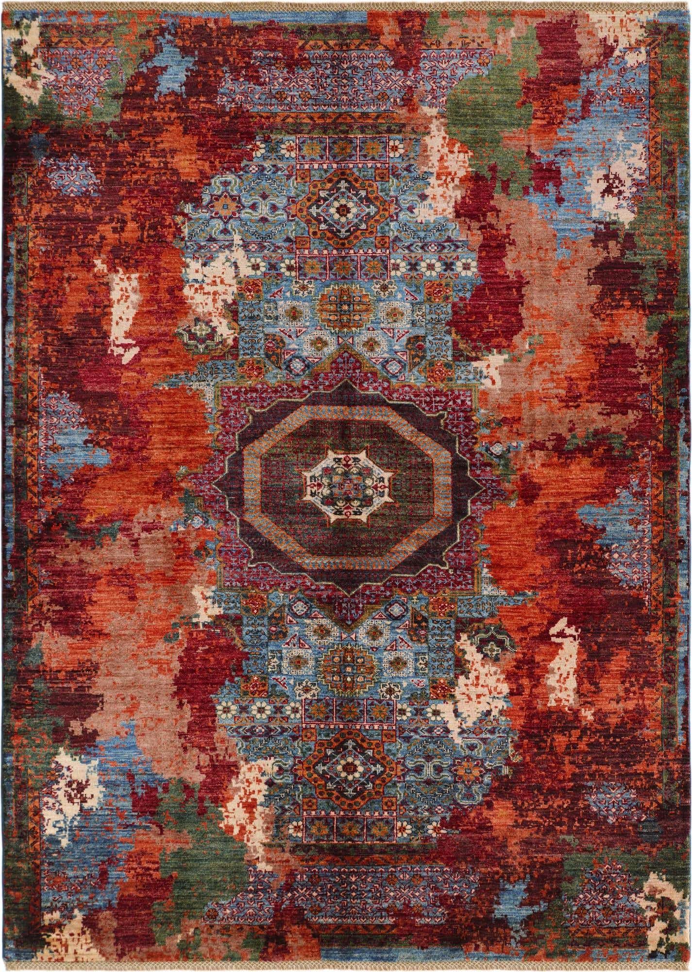 6' x 8' 2 Hand Knotted Mamluk Ziegler Rug