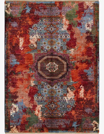 6' x 8' 2 Hand Knotted Mamluk Ziegler Rug