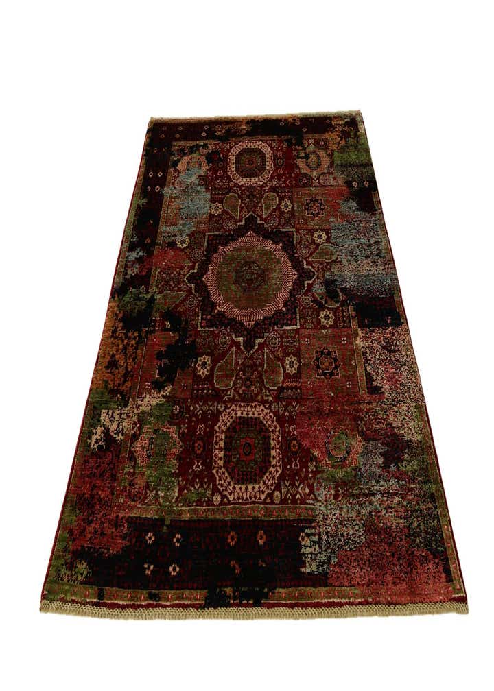 4' 11 x 6' 8 Hand Knotted Mamluk Ziegler Rug