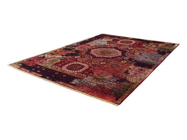 Detail image of 4' 11 x 6' 8 Hand Knotted Mamluk Ziegler Rug