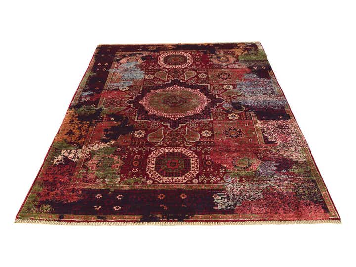 4' 11 x 6' 8 Hand Knotted Mamluk Ziegler Rug
