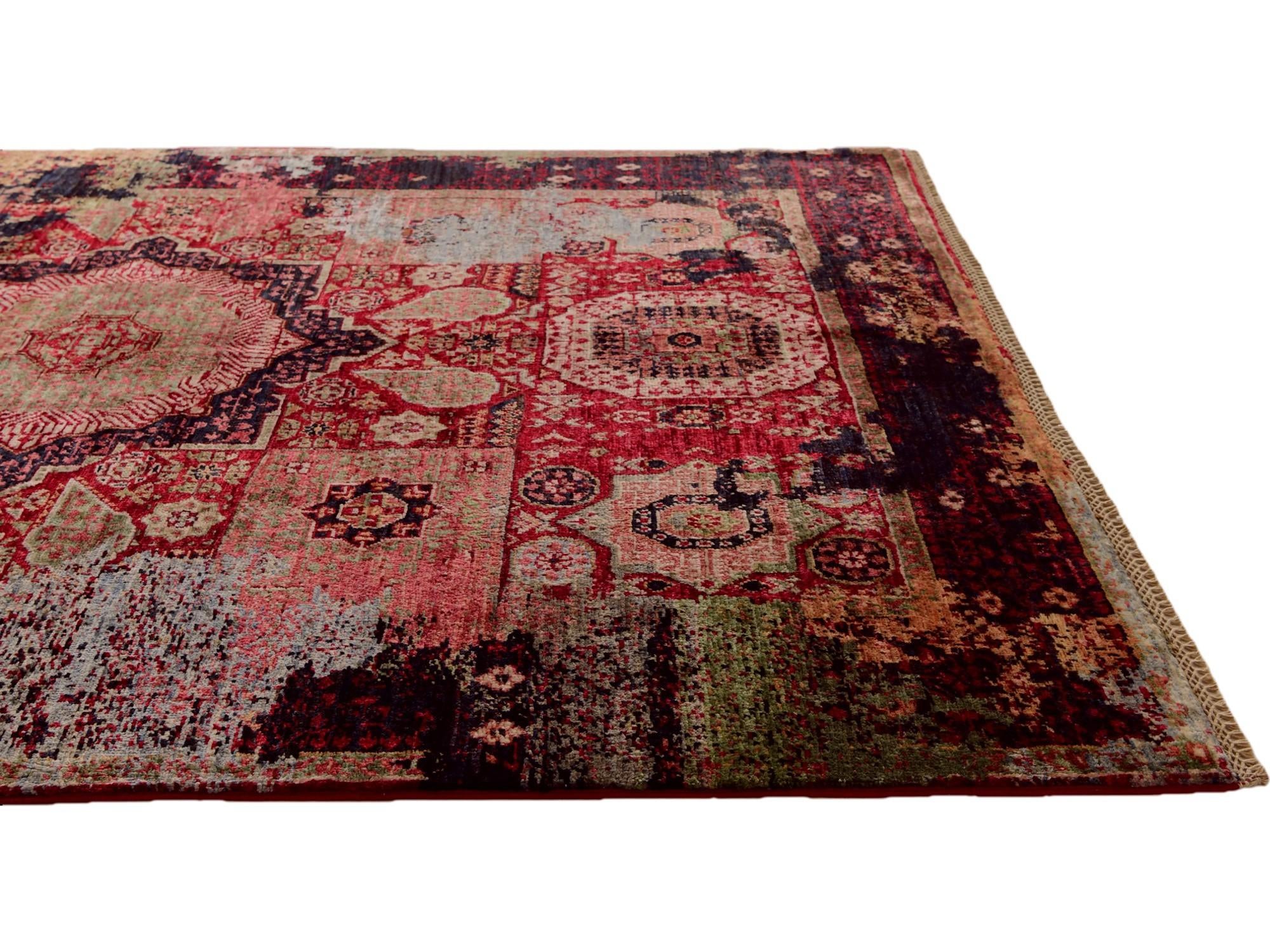 4' 11 x 6' 8 Hand Knotted Mamluk Ziegler Rug