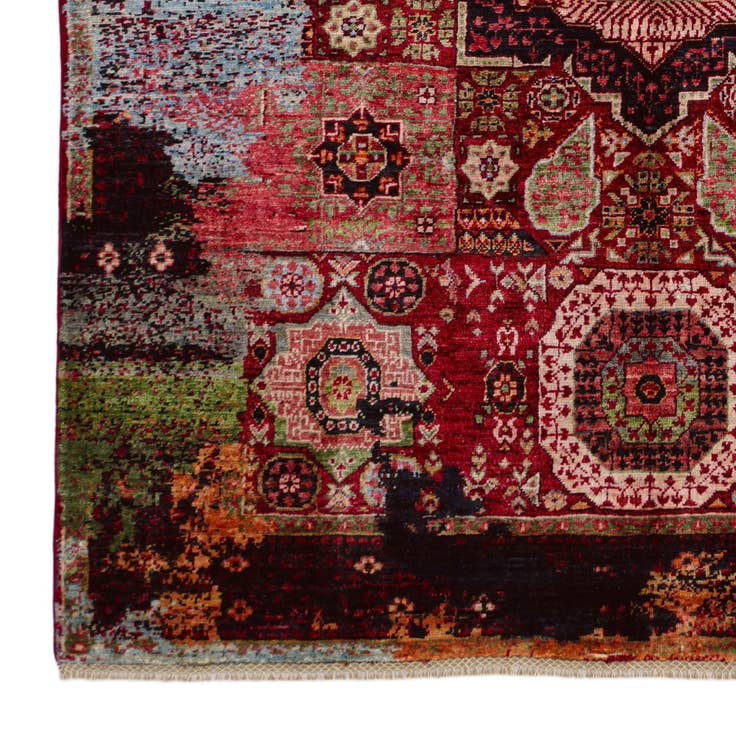 Detail image of 4' 11 x 6' 8 Hand Knotted Mamluk Ziegler Rug