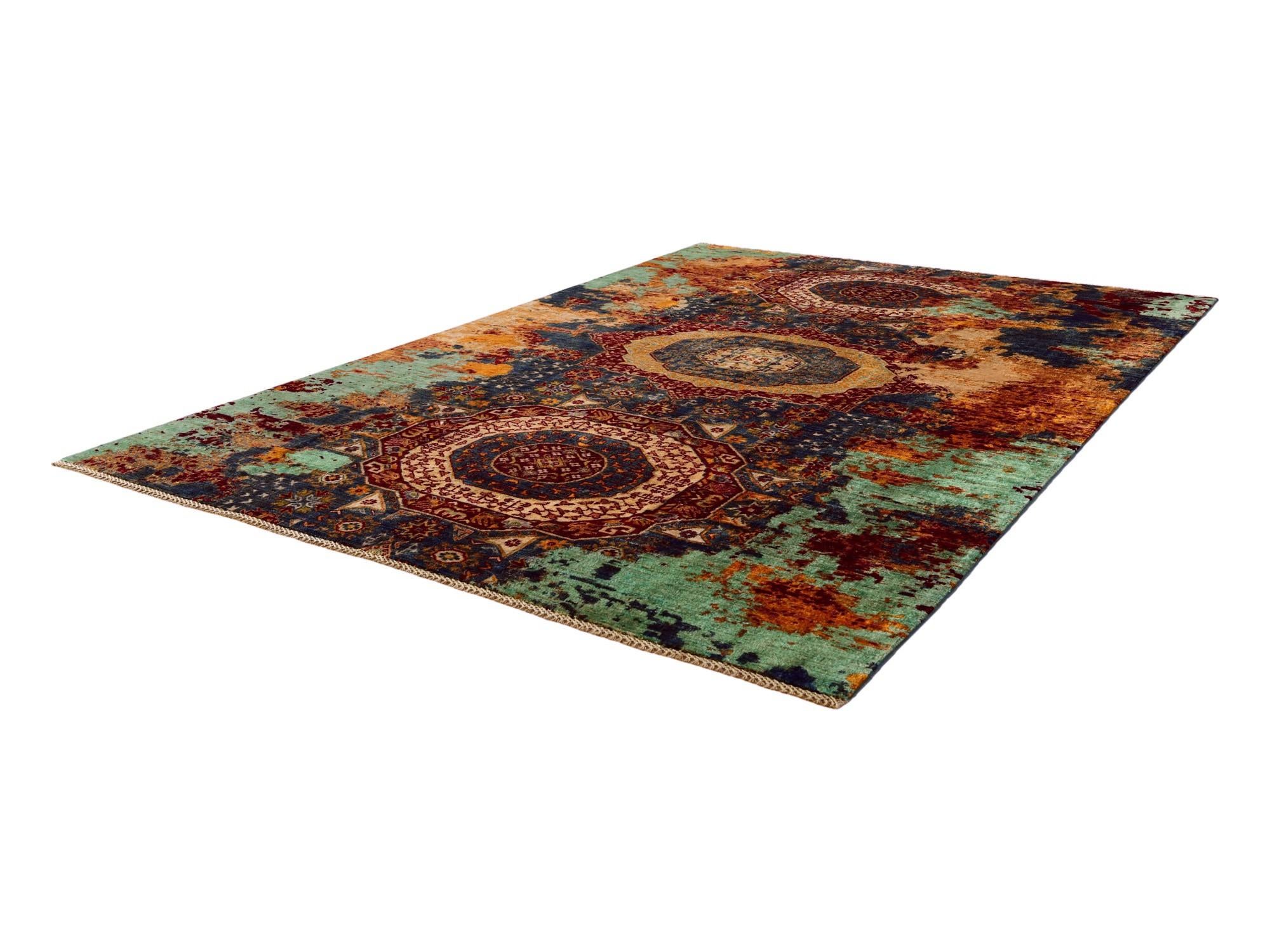 6' 6 x 9' 4 Hand Knotted Mamluk Ziegler Rug