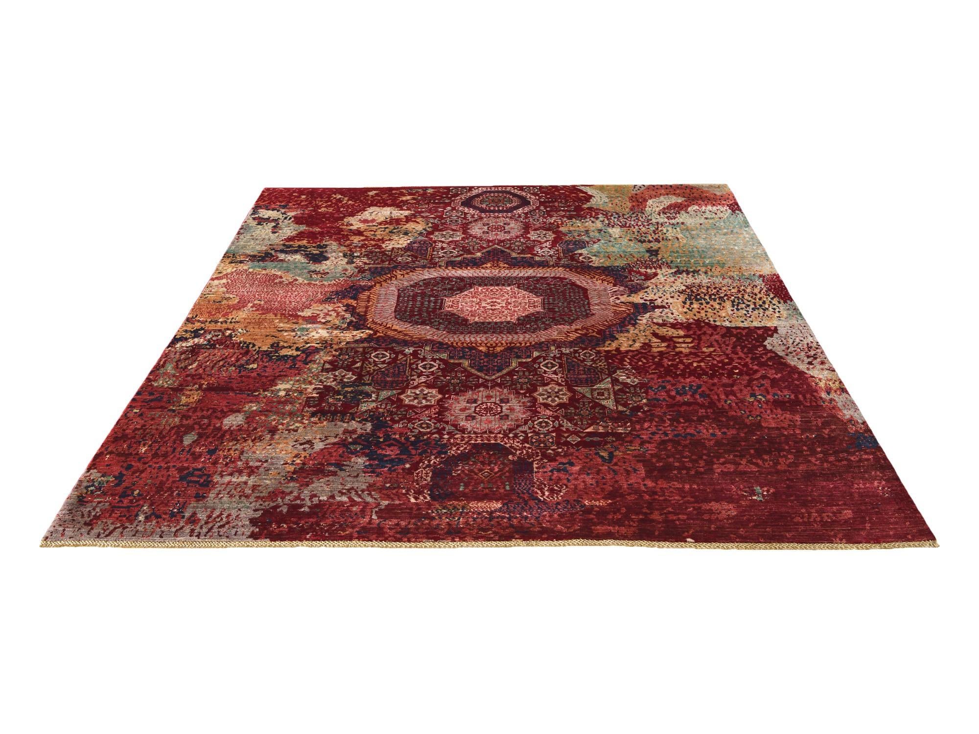 8' 3 x 9' 3 Hand Knotted Mamluk Ziegler Rug