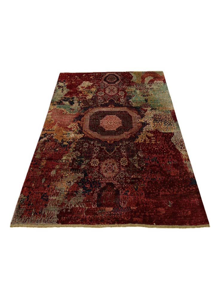 Detail image of 8' 3 x 9' 3 Hand Knotted Mamluk Ziegler Rug