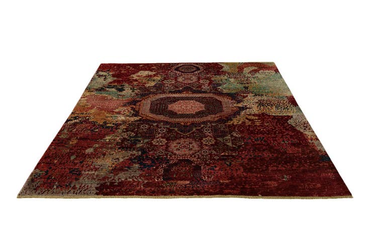 Detail image of 8' 3 x 9' 3 Hand Knotted Mamluk Ziegler Rug