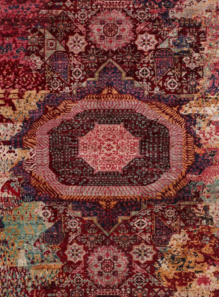 8' 3 x 9' 3 Hand Knotted Mamluk Ziegler Rug