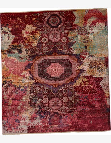 8' 3 x 9' 3 Hand Knotted Mamluk Ziegler Rug