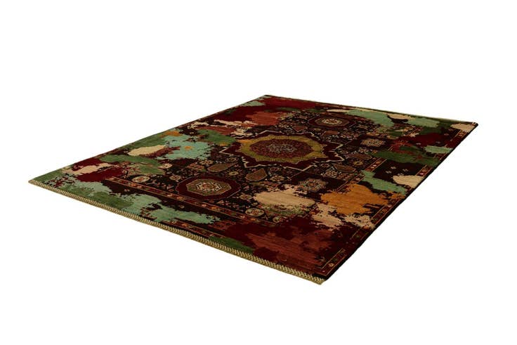Detail image of 5' 1 x 6' 5 Hand Knotted Mamluk Ziegler Rug