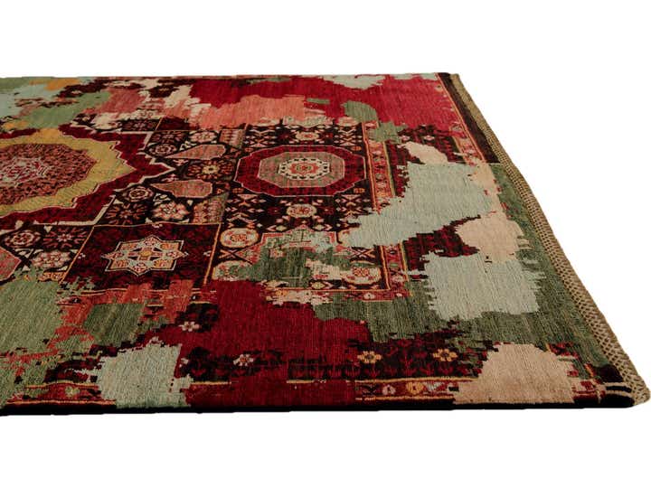 5' 1 x 6' 5 Hand Knotted Mamluk Ziegler Rug