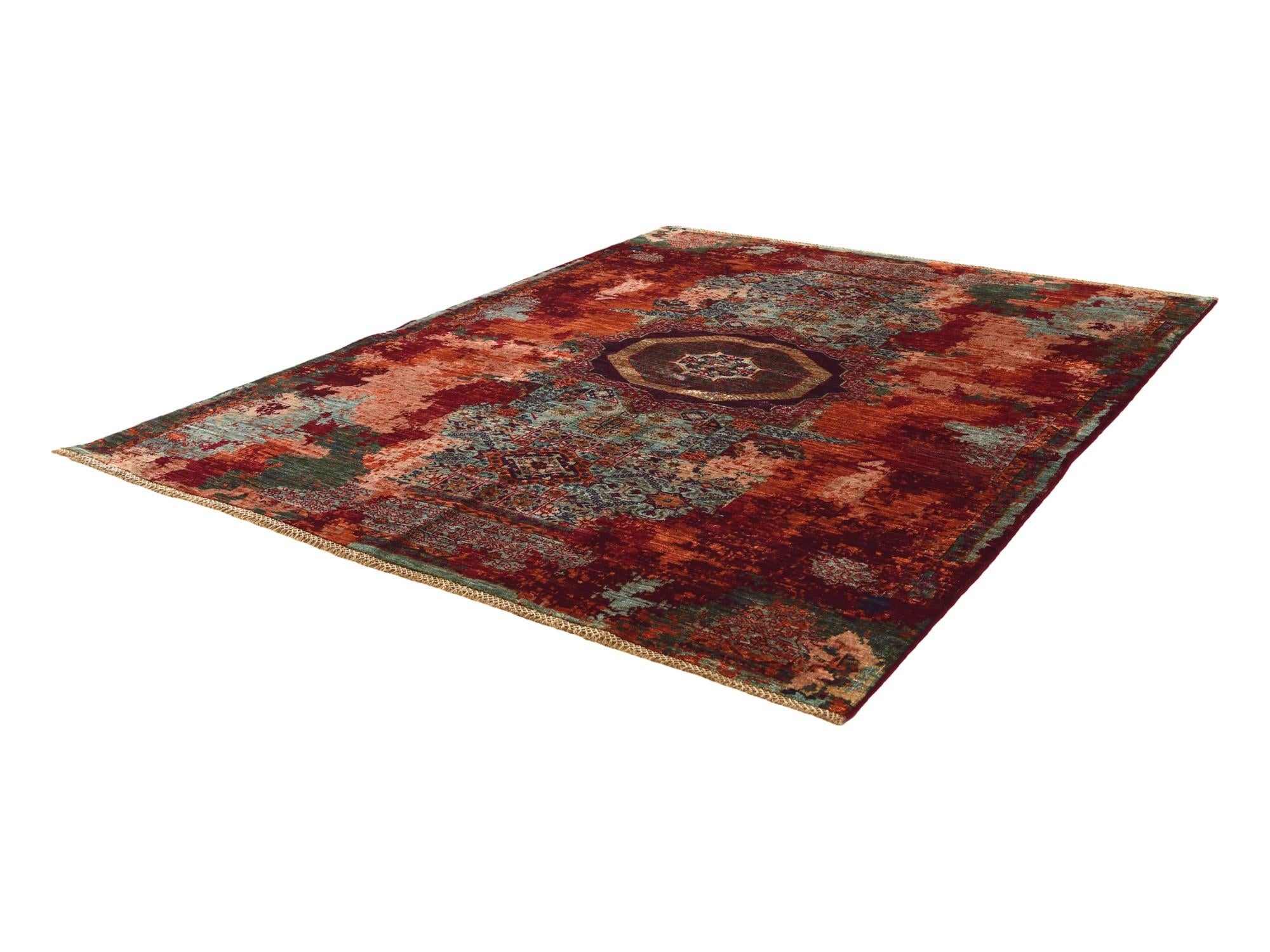 5' 11 x 7' 8 Hand Knotted Mamluk Ziegler Rug