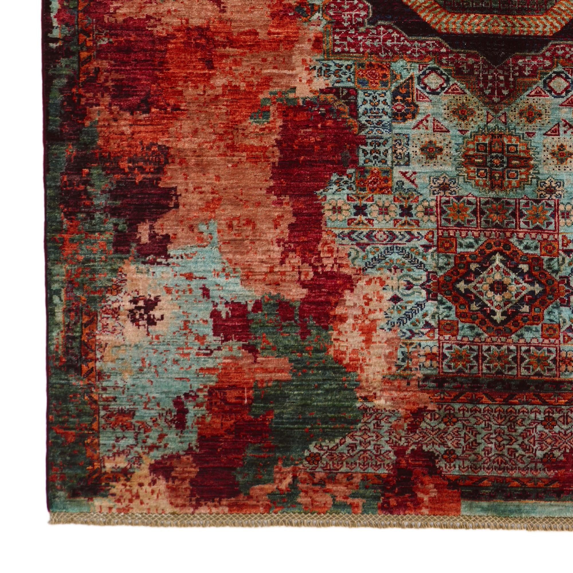 5' 11 x 7' 8 Hand Knotted Mamluk Ziegler Rug