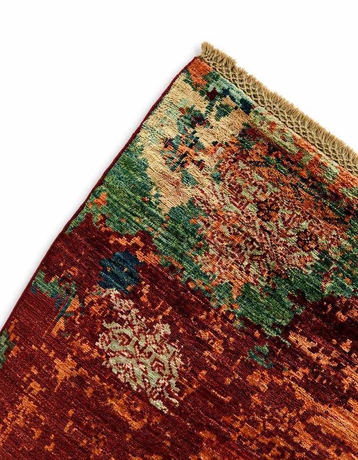 Detail image of 5' 11 x 7' 8 Hand Knotted Mamluk Ziegler Rug