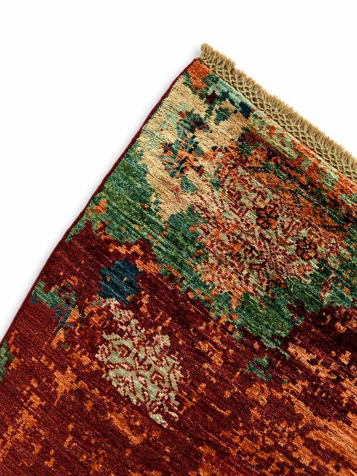 5' 11 x 7' 8 Hand Knotted Mamluk Ziegler Rug