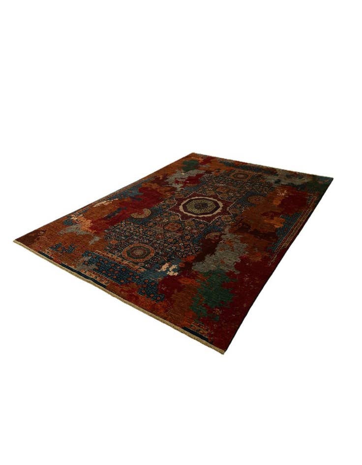 Detail image of 8' 11 x 12' 5 Hand Knotted Mamluk Ziegler Rug