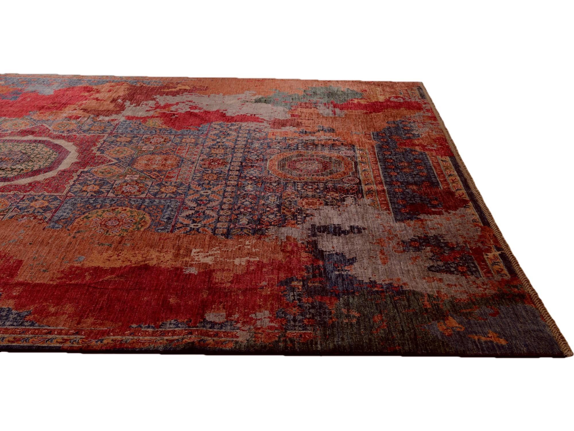 8' 11 x 12' 5 Hand Knotted Mamluk Ziegler Rug