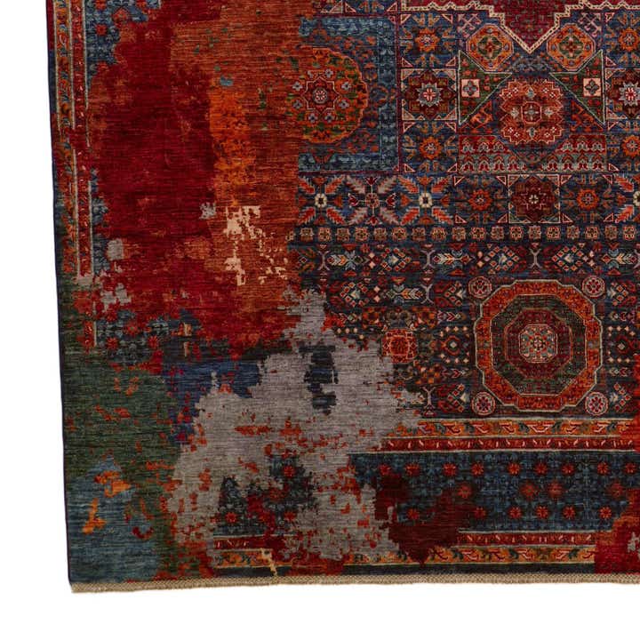 8' 11 x 12' 5 Hand Knotted Mamluk Ziegler Rug
