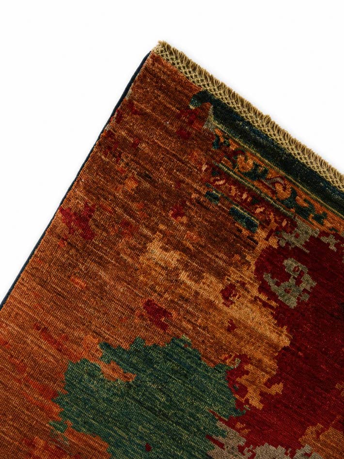 Detail image of 8' 11 x 12' 5 Hand Knotted Mamluk Ziegler Rug