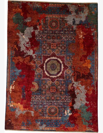 8' 11 x 12' 5 Hand Knotted Mamluk Ziegler Rug