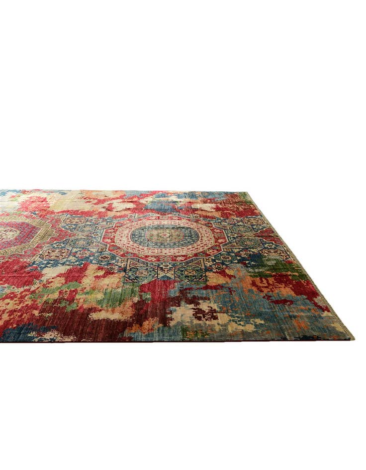 Detail image of 10' x 13' 7 Hand Knotted Mamluk Ziegler Rug