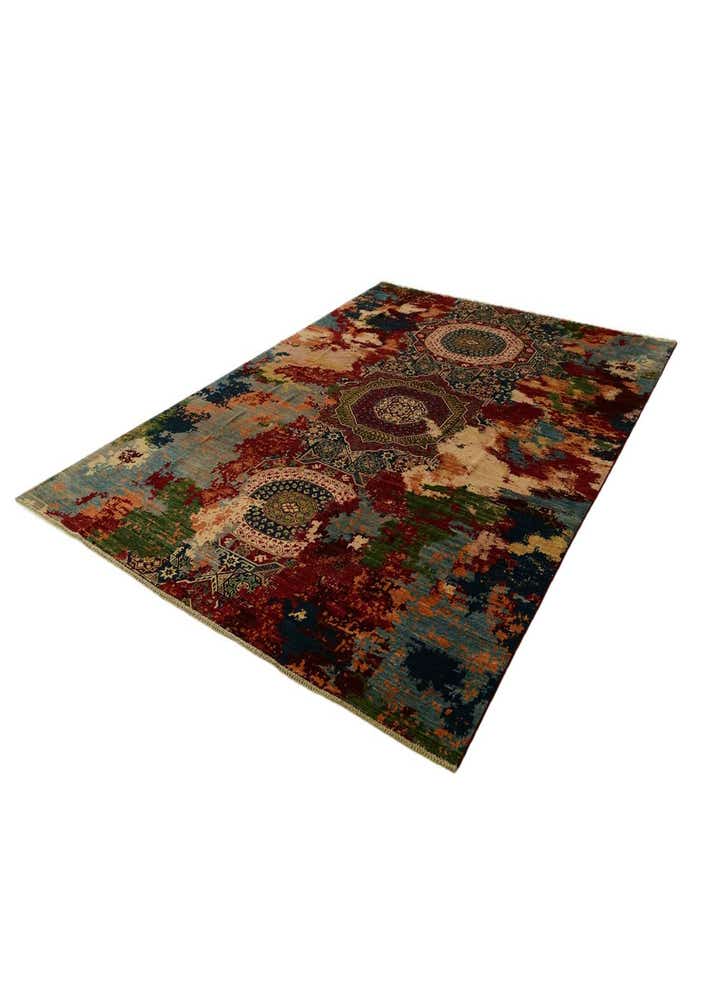 10' x 13' 7 Hand Knotted Mamluk Ziegler Rug