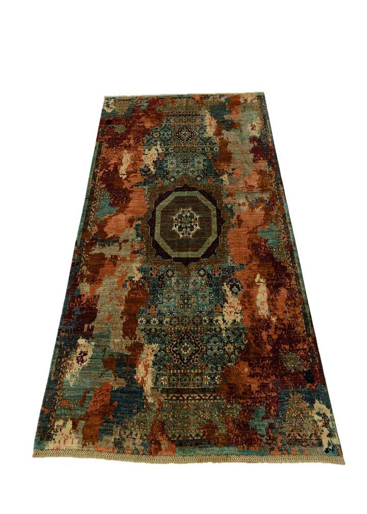 5' 8 x 7' 9 Hand Knotted Mamluk Ziegler Rug