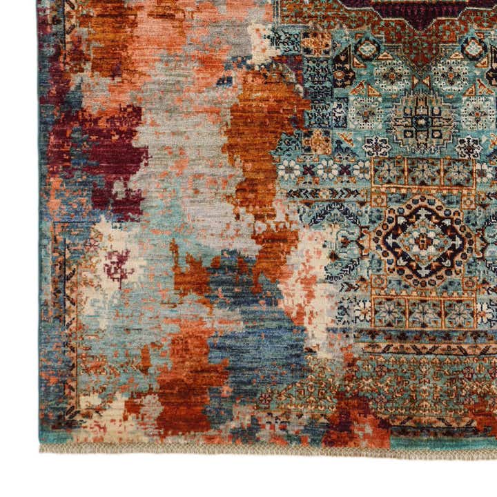 5' 8 x 7' 9 Hand Knotted Mamluk Ziegler Rug