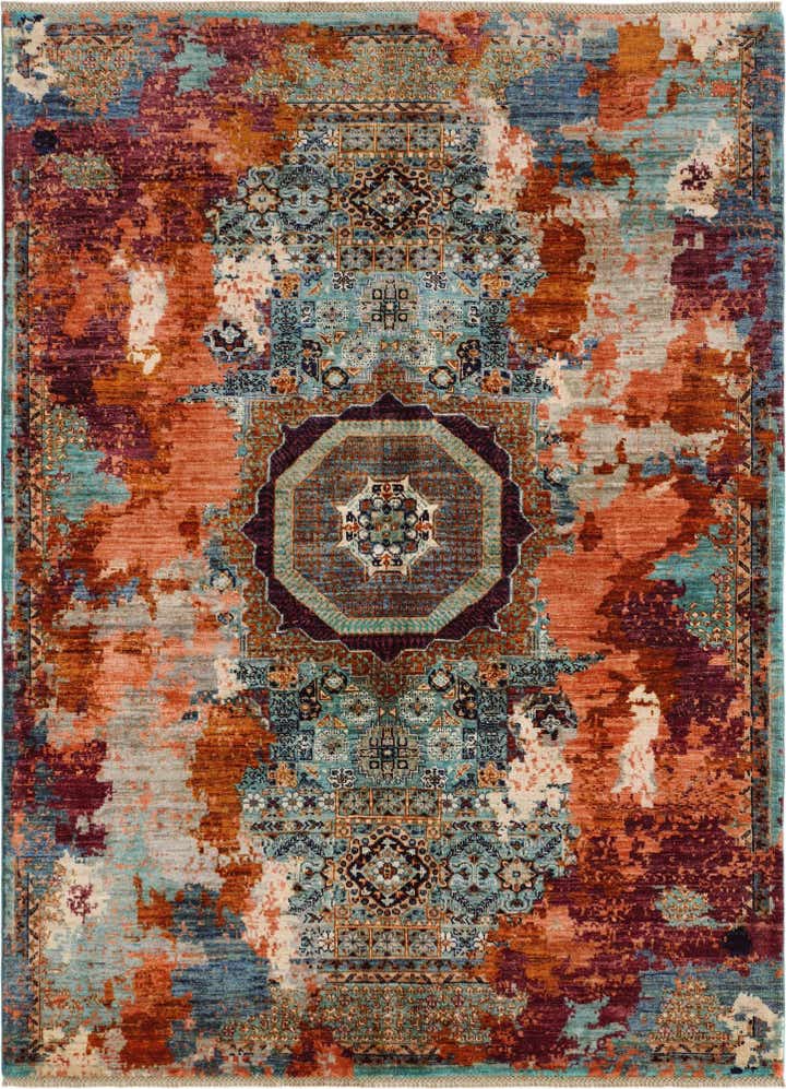 5' 8 x 7' 9 Hand Knotted Mamluk Ziegler Rug