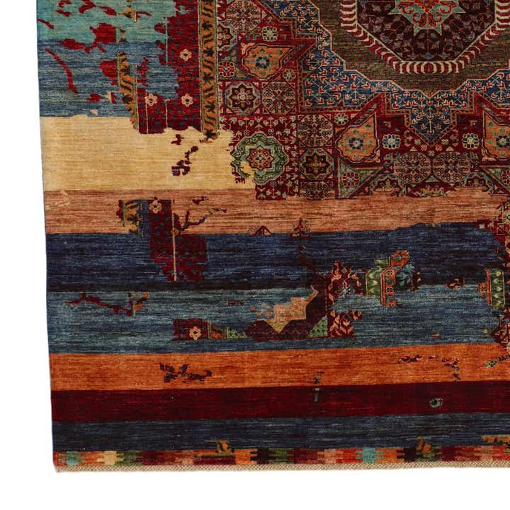 8' 5 x 9' 11 Hand Knotted Mamluk Ziegler Rug