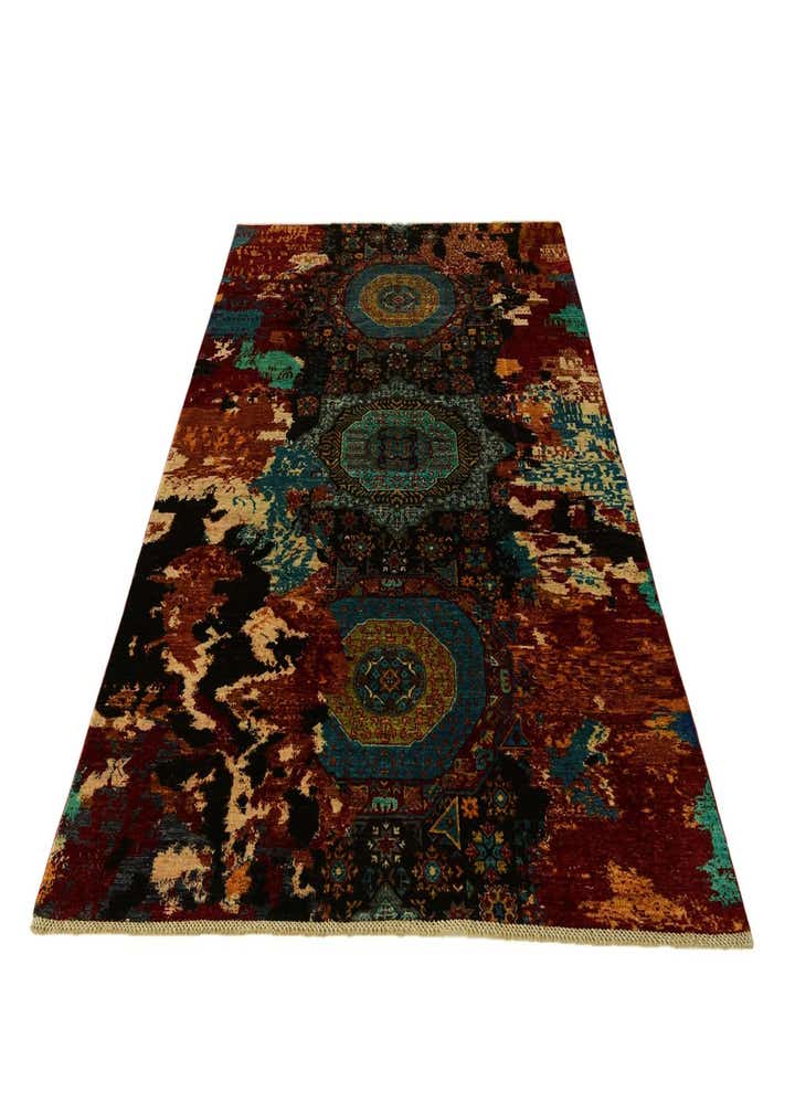 6' 8 x 9' 9 Hand Knotted Mamluk Ziegler Rug
