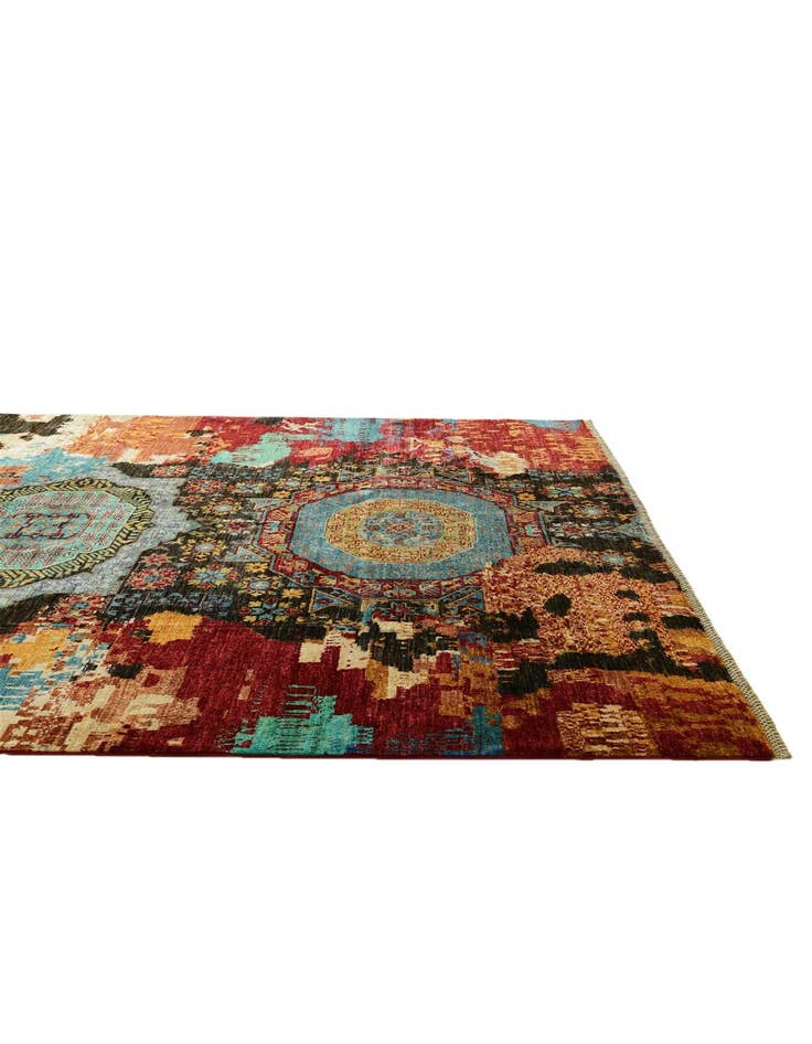 Detail image of 6' 8 x 9' 9 Hand Knotted Mamluk Ziegler Rug