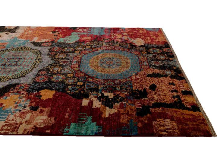 6' 8 x 9' 9 Hand Knotted Mamluk Ziegler Rug