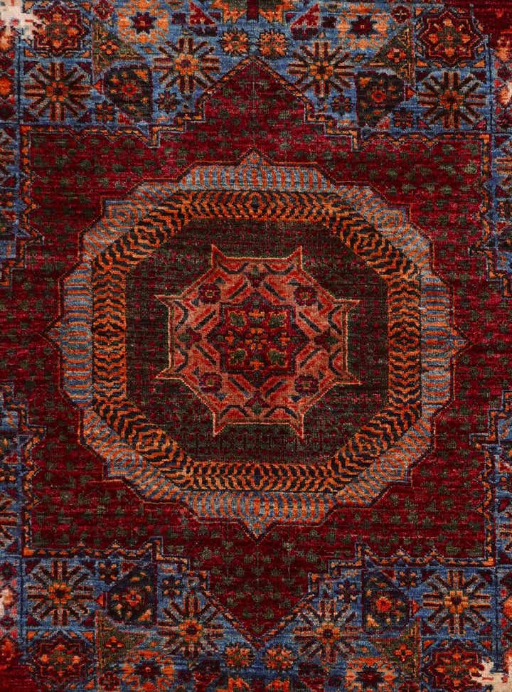 8' x 10' 4 Hand Knotted Mamluk Ziegler Rug