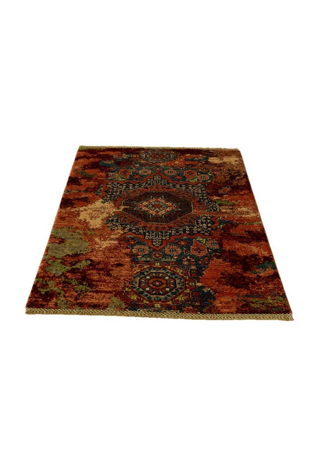 Detail image of 2' 10 x 4' Hand Knotted Mamluk Ziegler Rug