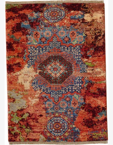 2' 10 x 4' Hand Knotted Mamluk Ziegler Rug