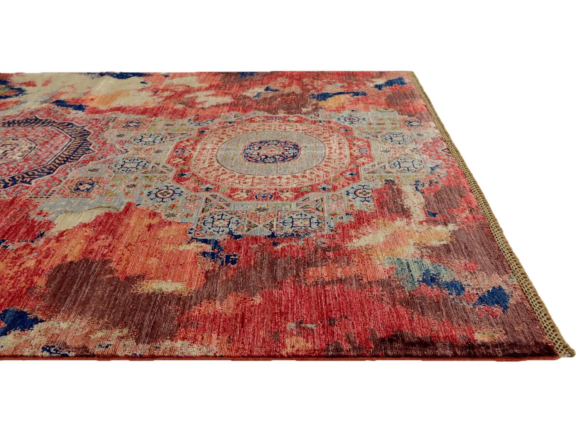 5' 10 x 7' 11 Hand Knotted Mamluk Ziegler Rug