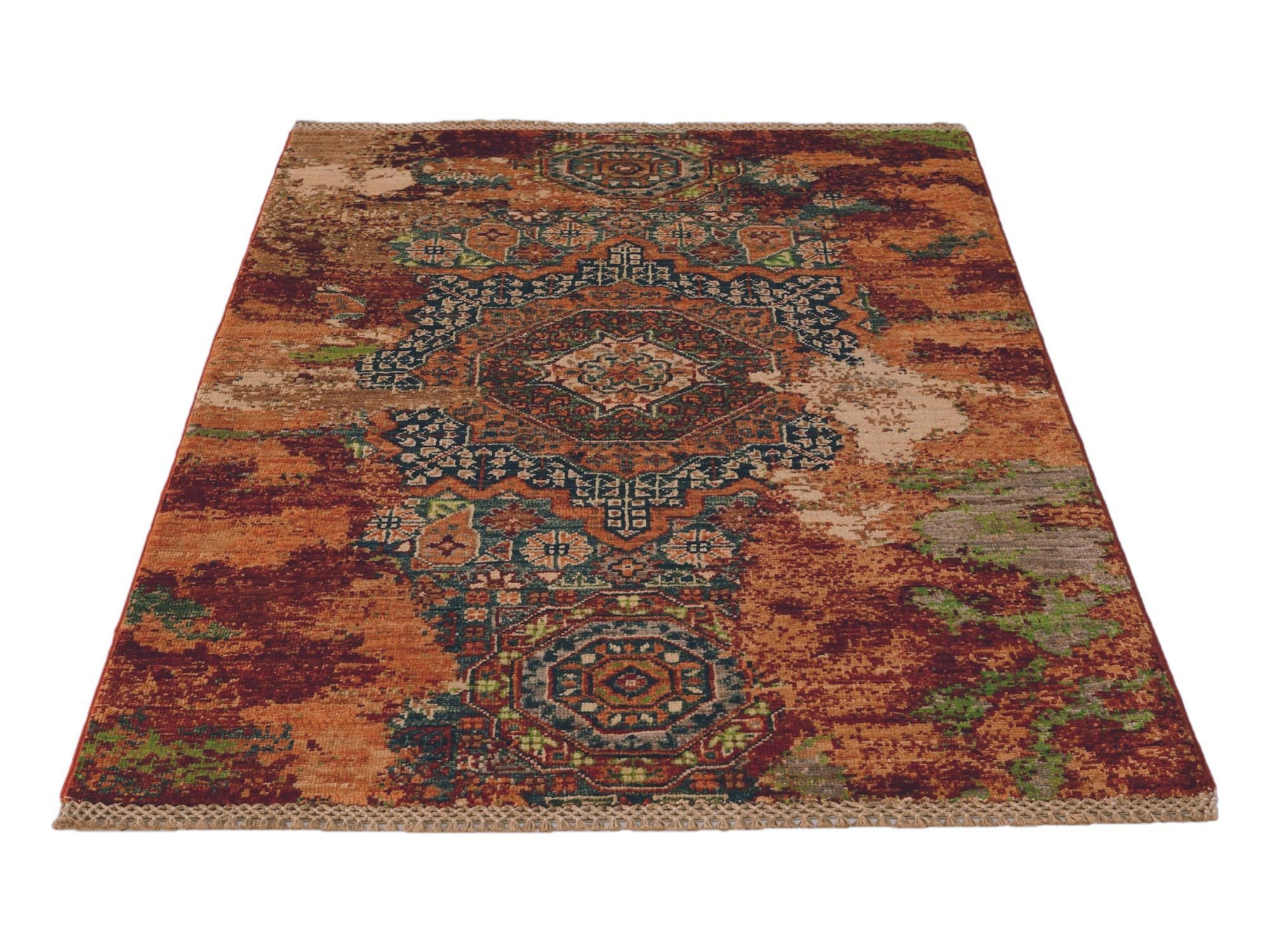 2' 11 x 4' Hand Knotted Mamluk Ziegler Rug